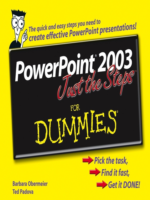 Cover image for PowerPoint 2003 Just the Steps For Dummies